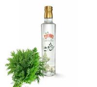 Anjoman Dill Water 500ml - Premium Distilled Dill Herbal Water - Natural Aromatic Distillate for Cooking, Beverages & Digestive Wellness - Pure Herbal Essence - 500ml Glass Bottle