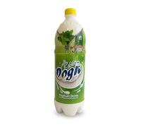 Anjoman Doogh Ayran 1.5L - Carbonated Mint Yoghurt Drink - Family Value Size, Sparkling Savory Persian Yogurt Soda, Probiotic-Rich & Keto Friendly, Refreshing Minty Ayran (Single 1.5L Bottle)