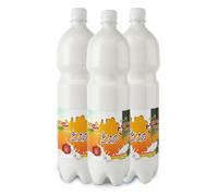 Anjoman Doogh Ayran 4.5L Total (Bulk 3 x 1.5L Pack) - Traditional Carbonated Salted Yogurt Drink - Authentic Savory Mint-Infused Mediterranean Kephir Style Beverage - Family Size Value Bottles