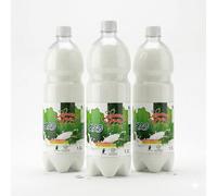 Anjoman Doogh Ayran Mint 3 x 1.5L - Salted Carbonated Yoghurt Drink - Family Value Case Pack, Sparkling Savory Persian Yogurt Soda, Probiotic-Rich, Keto & Halal (Pack of 3)