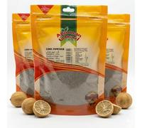 Anjoman Dried Lime Powder (Limoo Amani) - Finely Ground Black Lime Spice - Tangy Citrus Seasoning - 100g Pack - Pack of 6