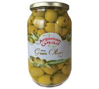 Anjoman Green Pitted Olives - Mammoth Size 1L | Ready to Eat