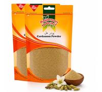 Anjoman Ground Cardamom Powder 100g - Premium Aromatic Cardamom Spice for Baking, Tea, Coffee & Desserts - Finely Milled Green Cardamom - 100% Pure & Natural - 100g Pack- Pack of 2