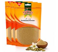 Anjoman Ground Cardamom Powder 100g - Premium Aromatic Cardamom Spice for Baking, Tea, Coffee & Desserts - Finely Milled Green Cardamom - 100% Pure & Natural - 100g Pack - Pack of 3