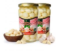 Anjoman Pickled Garlic Fresh White Soft & Tangy 2 x 660g Jars