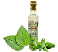 Anjoman Premium Peppermint Water - 500ml, Pure & Natural Food Grade Mint Essence Distilled Water for Refreshing Drinks, Desserts, Versatile Culinary & Soothing Digestive Support Liquid