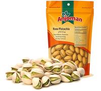 Anjoman Premium Raw Pistachio - 400g, Crunchy Pistachio, Healthy & Natural Vitamin B6 Rich Plant Based Protein, High Fibre Ready to Eat Snack with Antioxidants Nuts