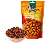 Anjoman Premium Roasted Lemon Almonds - 900g, Crunchy Zesty & Tangy Flavoured Nuts, Healthy & Natural Vitamin E Rich Plant Based Protein, Ready to Eat Snack with High Fibre Nuts