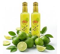 Anjoman Pure Lime Juice 2x500ml | Not from Concentrate Citrus Ab-Limo | Natural Dressing for Cooking & Salad