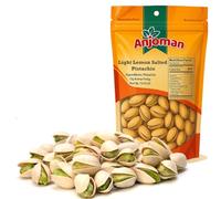 Anjoman Roasted Pistachio - 170g, Crunchy Pistachio with Salt & Light Lemon Flavoured, Healthy & Natural Vitamin B6 Rich Plant Based Protein, High Fibre Ready to Eat Snack with Antioxidants Nuts