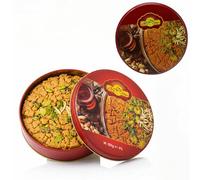 Anjoman Sohan Mohammad - No Sugar Sohan Ghom Gol Sweet | Traditional Saffron Brittle Toffee Without Sugar | Premium Pistachio Sohan | Healthy Dessert - 500g