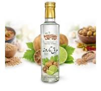 Anjoman Tarone Water 500ml - Premium Distilled Tarone Herbal Water - Natural Aromatic Herbal Distillate for Beverages, Teas & Traditional Culinary Recipes - Pure Floral Essence - 500ml Glass Bottle
