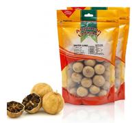 Anjoman Whole Dried Limes (Limoo Amani) - Natural Black Dried Lime for Cooking & Seasoning - 180g Pack - Pack of 2