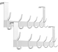 Anjuer Door Hooks, 6 Hooks, 20 kg Maximum Load Weight