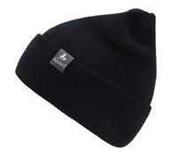 AnJuHoPa Winter Skull Cap for Men Women Thermal Knitted Hat Unisex Slouchy Beanie Black