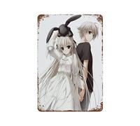 ANJUJU Yosuga No Sora Anime Retro Poster Metal Tin Sign Chic Art Retro Iron Painting Bar People Cave Cafe Family Garage Wall Decoration 11.8"x7.9"