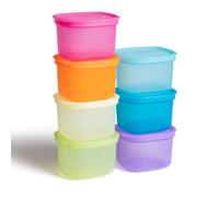 ANJUKE 7pcs 500ml/16oz Food Storage Containers with Lids - Reusable, Leakproof Storage Container Set, BPA-Free Deli Containers, Dishwasher & Microwave Safe