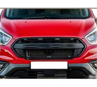 AnJWen Black Front Grille Suitable for Ford Transit Custom 2014-2021 Grill Gloss Black Radiator Grille