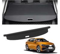AnJWen Car Retractable Rear Trunk Parcel Shelf for Audi Q8 SUV 2019,Boot Shelves Partition Interior Security Decorat