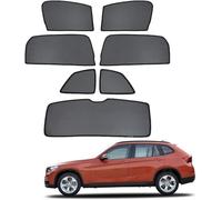 AnJWen Car Window Shades for Baby Suitable for BMW X1 E84 2009-2013 2014 2015, Magnetic Layer Full Car Curtains/Half Car Sun Shade, Back Side Windows Cover, Window Blinds Sunshades