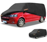 AnJWen Exact Fit Car Cover for VW Transporter T5 LWB T6 LWB - 6-Layer Waterproof, UV Resistant, Anti-Scratch Protection (210T PEVA + Cotton)