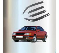 AnJWen Wind Deflectors Set Fits for Audi 100 1990-1994 Sedan，Sun Rain Guards Car Window Shields Protector Car Accessories