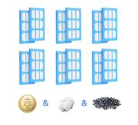 ANKA Filter for Drinking Cat, Pet Water Fountain Filters, Replacement Activated Carbon Filter Cartridges for Dog Cat Mete Water Fountain 12Pack