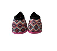 Ankaier Bell Boots for Horses Overreach Protective Hoof Ballistic Protection Easy Put On Comfortable Durable Reliable Shock Absorbing 2 Counts (PinkDiamond, Small)