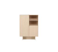 Ankara Wooden Cabinet Small - Whitewash Cabinet - 30 X 110 X 80Cm