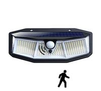 ANKBOY 268LED Outdoor Solar Lights Super Bright Wireless Motion Sensor Security Light IP65 Waterproof Solar Wall Light 3 Lighting Modes 270° Wide Angle Solar Lights for Front Door Yard Garage Garden