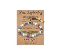 ankbrats Healing Crystal New Beginning Bead Bracelet Gifts for Women
