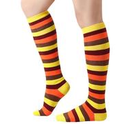Ankelesz Funny Chicken Leg Tukey Socks for Thanksgiving Women Chicken Turkey Socks Happy Turkey Day Gifts, Multicolor, One size