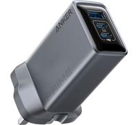 Anker Prime Laptop, Portable gaming console, Smartphone, Smartwatch, Tablet Grey AC Fast charging Indoor