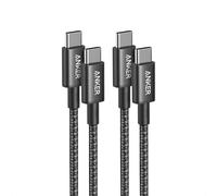 Anker 333 USB C to USB C Charging Cable, 0.9 m, Double Pack, 100 W USB 2.0 Type C Cable, Fast Charging Power Suitable for MacBook Pro 2020, iPad Pro 2020, iPad Air 4, Galaxy S21, Pixel, Switch, LG,