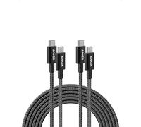 Anker 100W USB C to USB C Cable, 2-Pack Fast Charging Cable (Black,3m)