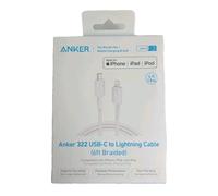 Anker Braided USB-C to Lightning Charging Cable 1.8 m, White