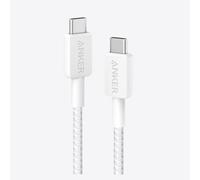 Anker 322 USB-C to Lightning Charging Cable 0.9 M Braided White - A81B5G21