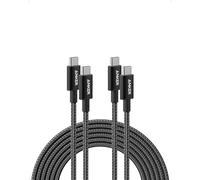 Anker 333 USB C to USB C Charger Cable (10ft 100W, 2-Pack), USB 2.0 Type C Charging Cable Fast Charge for MacBook Pro 2020, iPad Pro 2020, iPad Air 4, Samsung Galaxy S21, Pixel, Switch, LG, and More
