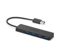 Anker 4-Port USB 3.0 Ultra Slim Data Hub for Macbook, Mac Pro/mini, iMac, Surface Pro, XPS, Notebook PC, USB Flash Drives, Mobile HDD, and More