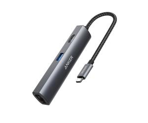 Anker 533 USB-C Hub (5-in-1, Slim) Gray