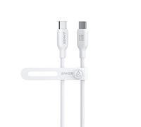 Anker 543 USB C to USB C Cable (240W 3ft), USB 2.0 Bio-Based Charging Cable for MacBook Pro 2020, iPad Pro 2020, iPad Air 4, Samsung Galaxy S21, and More (Aurora White)