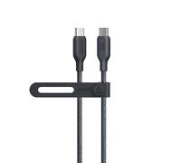Anker 543 USB C to USB C Cable (240W, 3ft), USB 2.0 Bio-braided Charging Cable for MacBook Pro 2020, iPad Pro 2020, iPad Air 4, Samsung Galaxy S22, and More (Phantom Black)