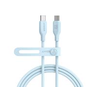Anker 543 USB C to USB C Cable (240W 6ft), USB 2.0 Bio-Based Charging Cable for MacBook Pro, iPhone 17/16/15, iPad Pro, Samsung Galaxy,and More (Misty Blue)