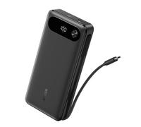 Anker Power Bank, 20,000mAh Portable Charger with Built-in USB-C Cable, 87W Max Fast Charging Battery Pack, 2 USB-C and 1 USB-A, for iPhone 16/15/14/13 Series, Samsung, Switch, and More