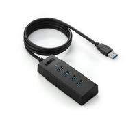 Anker® AH401 4-Port USB 3.0 SuperSpeed Hub with 3.3-Foot Cable