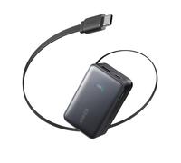 Anker Anker Nano Power Bank (10K, 45W, Built-In Retractable USB-C Cable), Black