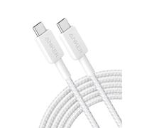 Anker Braided USB-C to USB-C Charging Cable 3 m, Fast Charging 60W, White