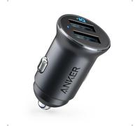 Anker Car Charger, 24W Dual USB Charger - Compact Pack of 1, Black