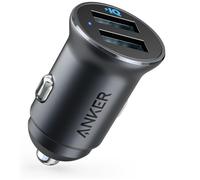 Anker Car Charger 24W Dual USB Charging Mini Adapter for Galaxy iPhones iPad