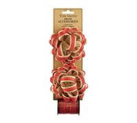 Anker Deluxe Kraft Double Bow Christmas Decoration